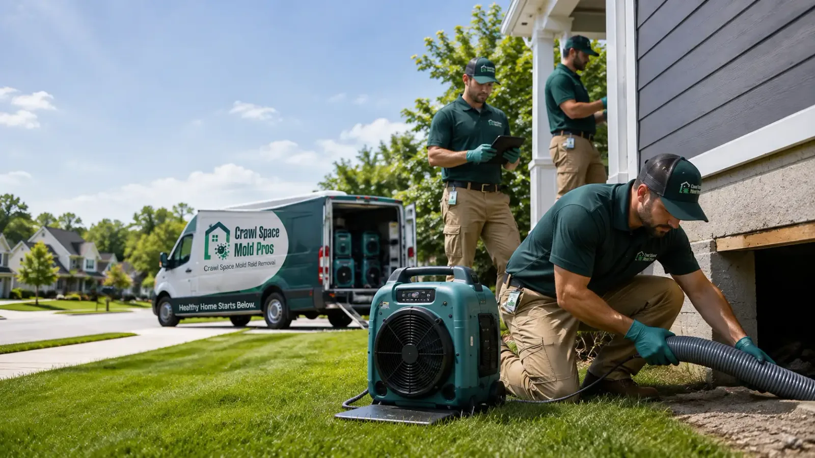 Crawl Space Mold Removal in Bridgman, MI